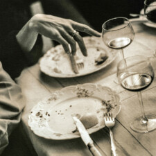 Lunch at Dona's, Nemours, France 1998
