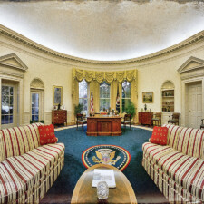 Panoramic images of the White House