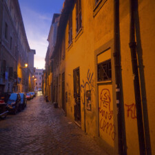 Graffiti in Urban Rome, Italy
