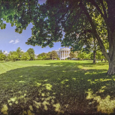 Panoramic images of the White House
